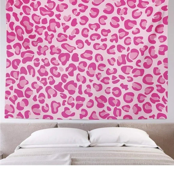 Tapestries Pink Leopard - Picture 2 of 7